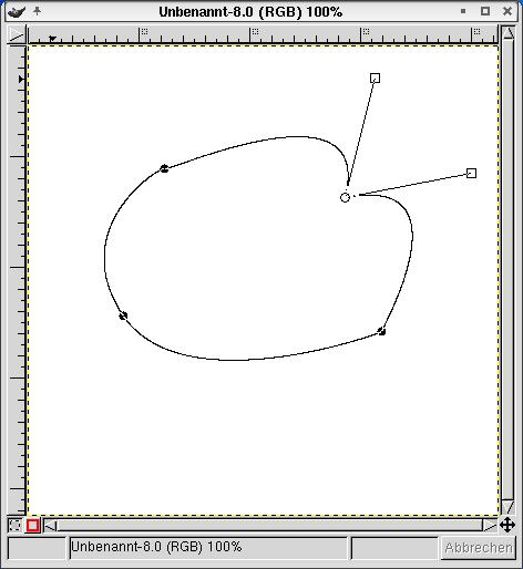 Bezier-Auswahl
 mit Veränderung