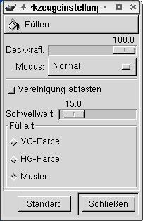 Musterauswahl