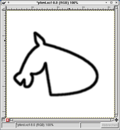 Pferd
 nachgefahren