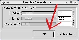 unscharf
 maskieren