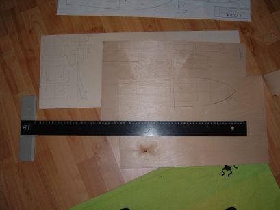 Am Holz markiert